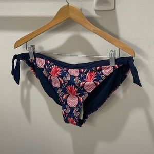 Boden Pineapple Print Bikini Bottom Sz 14 New